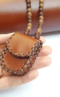 کیف گردنی دعا و حرز امام جواد چرم اصل