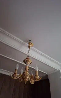 ۴ عدد لوستر برنجی با روکش آبکاری طلایی