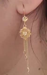 النگو و گوشوار طلا