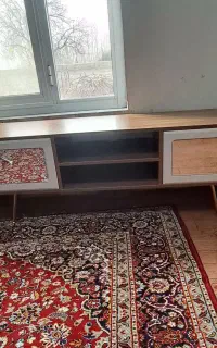 میزتلویزیون پایه طلایی سین تاش