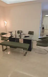 میز میز نهار خوری مدرن ۶ نفره با صندلی
