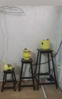 سه تا پایه چوبی گلدون نو۹۵۰