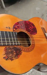 گیتار c40اندونزی گلپیدور دار ساز پیر خسته