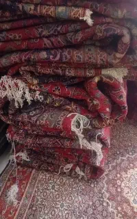 فرشهای دست دوم محدود دستبافت ارزان، تاجمعه