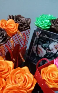 باکس گل ربانی بسیار زیبا