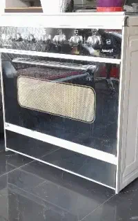 اجاق گاز ۵ شعله طرح فر سالم بدون زنگ زده گی