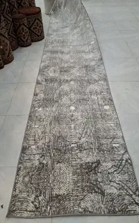 گبه کد ۹۶ طوسی سفید ابعاد دلخواه