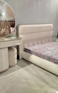 استخدام زیرکارچی و رنگ کار برای سرویس خواب mdf
