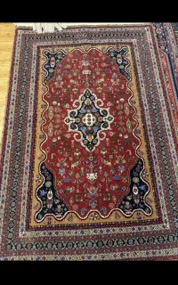 جفت 3 متری پشم و ریشه مرینوس رنگ مختار