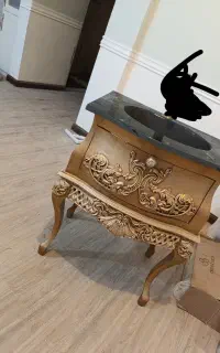 روشویی گرانیتی سنگ مشکی