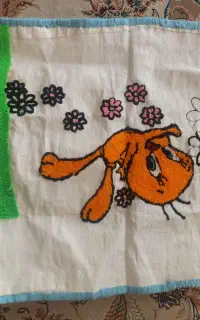 گونی بافی هنر دستی نیمه کاره