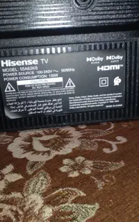 ۲عدد تلوزیون۵۵ اینج ال سی سی شکسته
