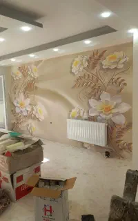 نقاشی ساختمان ونصب کاغذدیواری