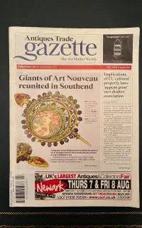 مجله بازار آنتیک انگلیس تابستان 2025