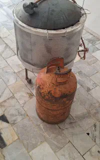 تنور گازی و کپسول گاز