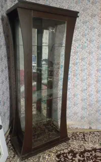 بوفه شیشه ای سه طبقه