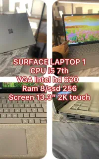 دستگاهSURFACE LAPTOP 1نمایشگر2K لمسی ظریف با ضمانت