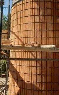 اجرای آجر سنتی نما  باطراحی