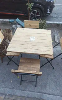 میز و صندلی تاشو،کمجا،کمپی،ترموود،مینیمال