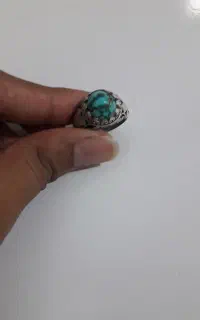 انگشتر فیروزه اصل مردانه