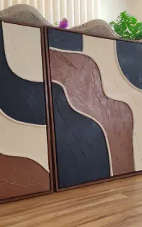 تابلو سه لت برجسته و دکوراتیو