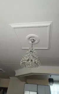 لوستر جفت تمام کریستال در نو