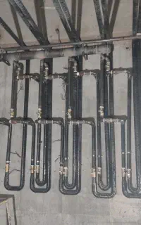 لوله کشی گاز روکار و توکار .. تاسیسات