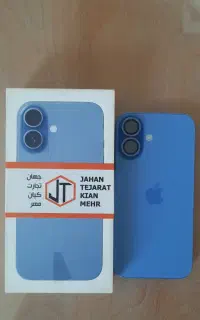 آیفون ۱۶ نرمال رنگ آبی ۱۲۸ گیگ