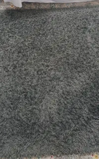 شگی مشکی پرز بلند کاشان