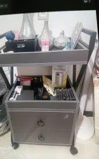 ترولی برای مژه وتعدادی پالت