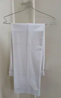 شلوار سفید طرح مام