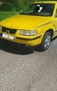 سمند تاکسی تمیز شاسی سالم
