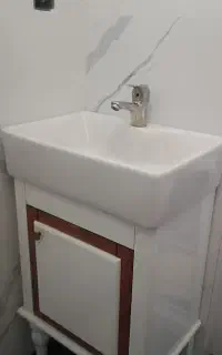 روشویی کابینت دار همراه آینه