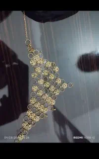 گردنبند بحرینی رنگ ثابت  معاوضه