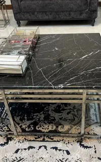جلومبلی استیل بهمراه عسلی سنگ طبیعی