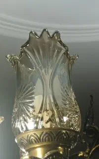 لاله لوستر خورشیدی شامپاین بلند