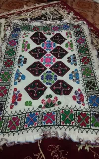 دوجفت پوش بالشت بلوچی نو