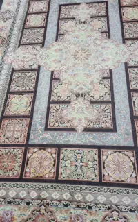 فرش ابریشم ۶متری و ۴ متری