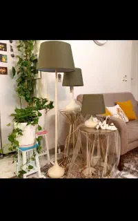 آباژور مدرن و کلاسیک در رنگ بندی خاص چوبی و فلزی