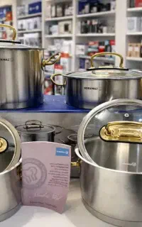 قابلمه استیل کوکماز پنکه تصفیه آب جاروبرقی همزن