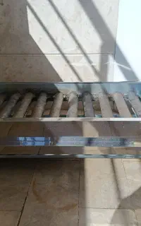 منقل گازی۱۰شعله استیل چدن دار