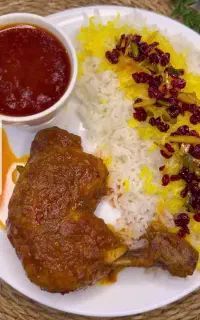 تهیه غذای خونگی زعفرون