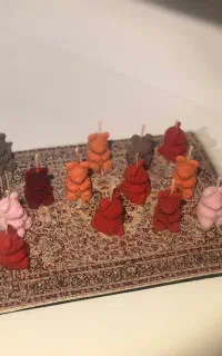 شمع عروسکی مینیمال