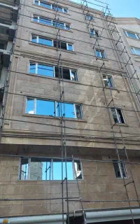 شیشه بری و اینه کاری دوجداره درب و پنجره UPVC