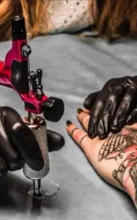 آموزش و انجام تاتو بدن حرفه ای و ۰تا۱۰۰ برازجان