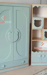 مدل تخت وکمد کودک پینات