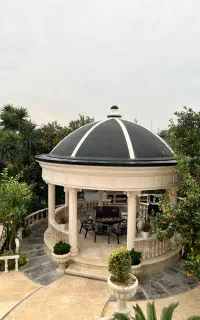 نقاشی ساختمان  جنگل