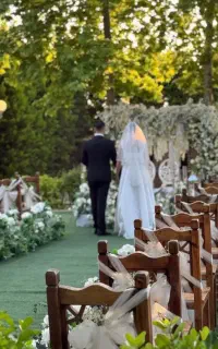 رویایی ترین باغ تالار و خانه عقد آستانه