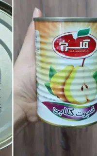 کمپوت گلابی گلرخ ۳۵۰ گرمی