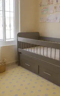 تخت نوزادی  MDF